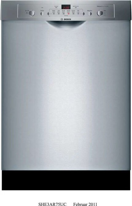 Bosch Ascenta 24? SHE3AR75UC Built-In Dishwasher - Stainless Steel