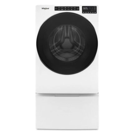 Whirlpool - 5.0 Cu. Ft. High-Efficiency Stackable Front Load Washer with Quick Wash Cycle - White