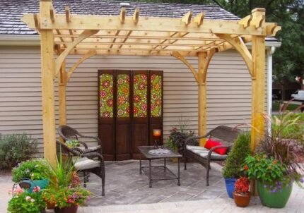Breeze 10' x 10' Cedar Wood Pergola - Outdoor Living Today
