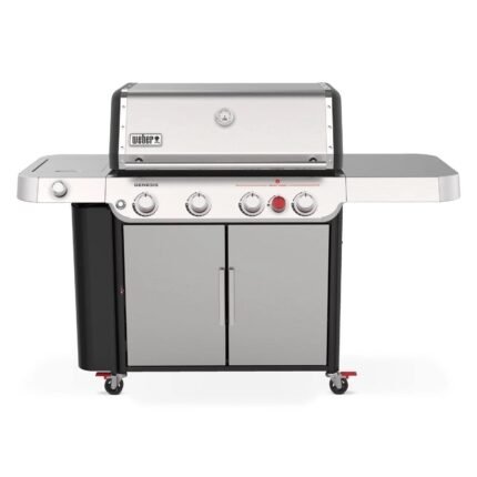 Weber - Genesis S-435 Propane Gas Grill - Stainless Steel (4 burners)