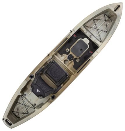 Ascend 12T Sit-On-Top Kayak Stable Fishing & Recreational Kayak with Adjustable Seat