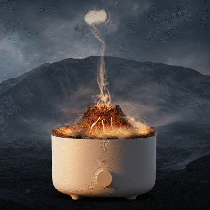 Volcano Flame Humidifier Diffuser with Aroma Mist